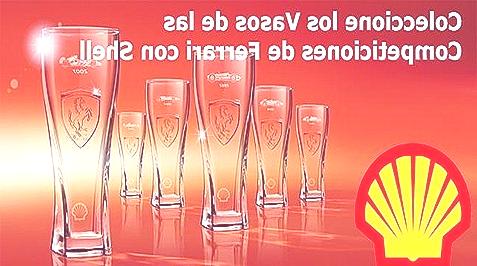 Vasos de las competiciones de Ferrari | puedes conseguirlos gracias a Shell